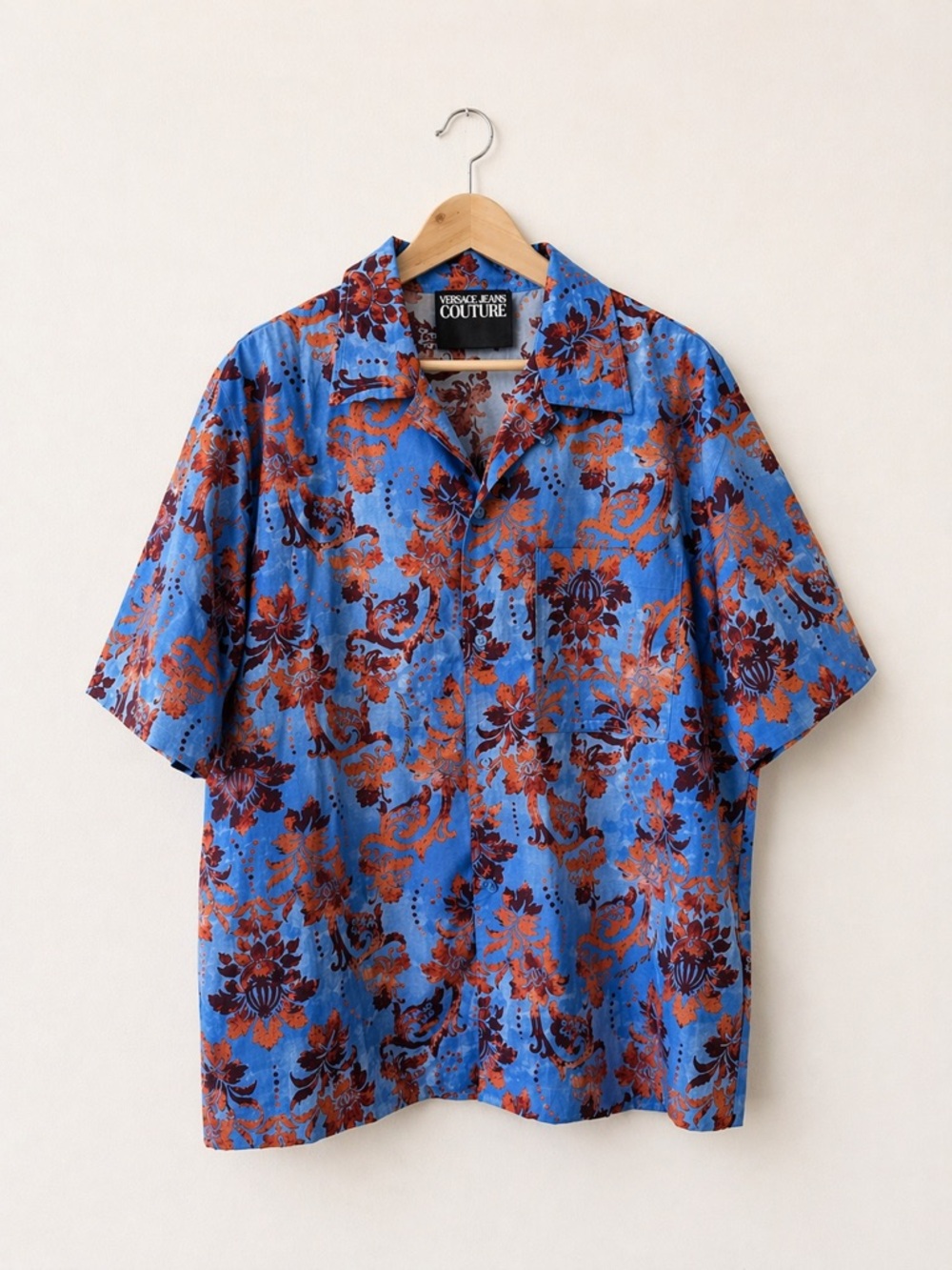 NWOT Versace Jeans Couture Baroque Print Shirt Made in Italy Size L